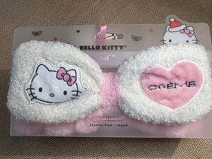 Creme Shop HELLO KITTY Plush Teddy Strawberry Latte Spa Headband